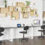 Industrial Modern Desk - Commercial Grade Office Computer Desk and Home Office Desk-1197340313