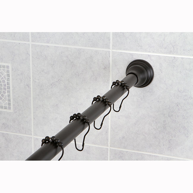 Oil Rubbed Bronze Adjustable Tension Shower Curtain Rod