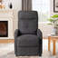 Upholstered Heated Massage Chair-1247823867