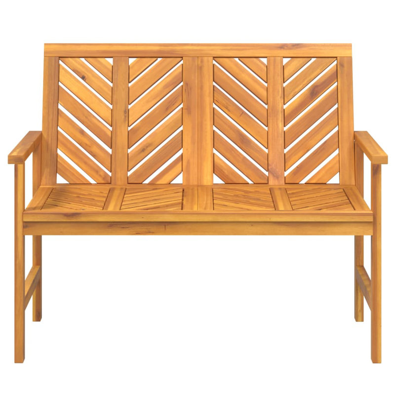 Riko Solid + Manufactured Wood Wood Outdoor Bench
