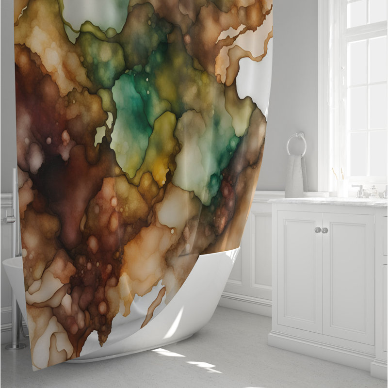 Rideau de douche Yoshiki, 93 po x 70 po