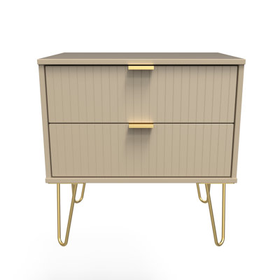 Beranda 58cm W Manufactured Wood Bedside Table