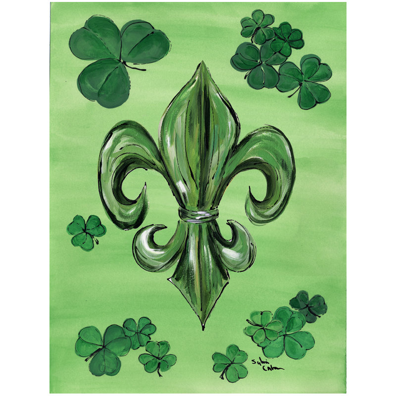 Drapeau de jardin Bairn St Patrick's Fleur-de-lis