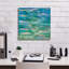  «Homage To Monet» par Meredith Howse, art mural sur toile, 18 po x 18 po