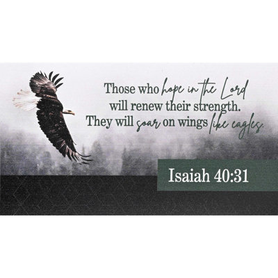 Magnet Eagle Isaiah 40:31 5x2.75