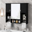 Armoire de rangement murale avec miroir-912253398