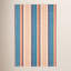 Sloane Stripe Sunset Handwoven Cotton Rug-1578562180