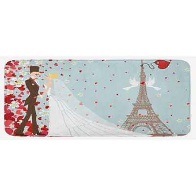 Modern & Contemporary Solid Colour Polyester Kitchen Mat