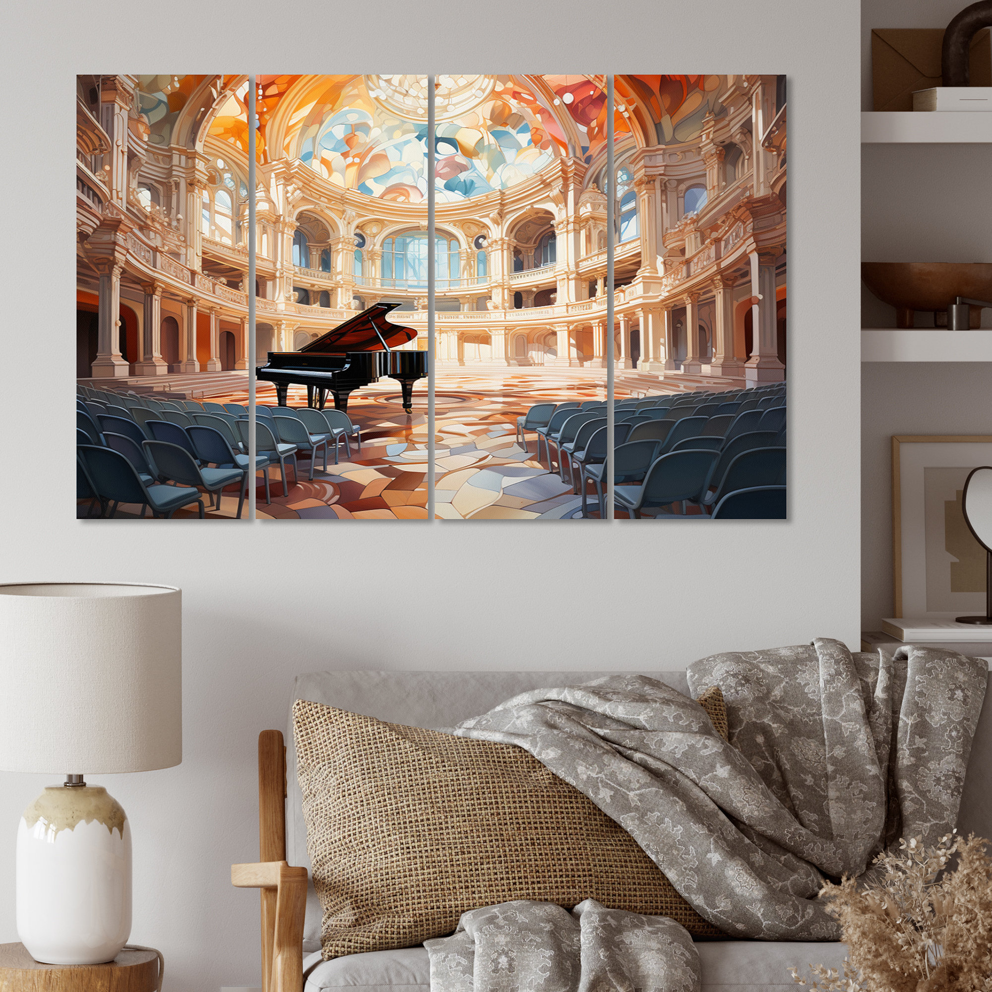 Design Art Concert Halls Hall Of I - Architecture Metal Wall Art Prints ...