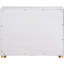 Console avec 3 tiroirs Metallic Silver & Champagne