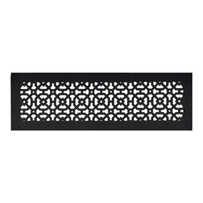 AIR RETURN 5"x18" Duct Opening | Heavy Cast Aluminum Duct Cover (7"x20" Overall) | Powder Coated