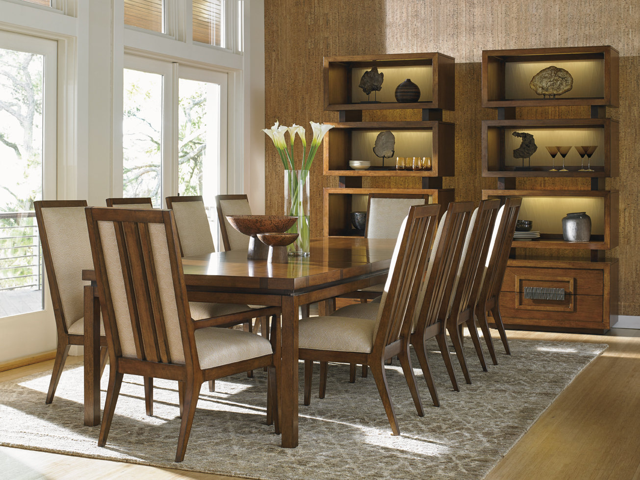 Tommy Bahama Home Island Fusion 11 Piece Dining Set Reviews Wayfair