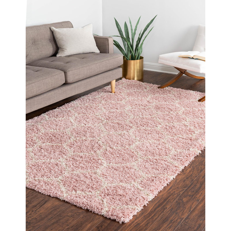 Geometric Indoor Rug, Rectangle 6' x 9'