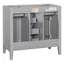 Meuble-lavabo simple l 35 po x P 18 po x H 34 po Karil-87128499
