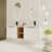 Dilek 60" Wall-Mounted Double Bathroom Vanity Set
