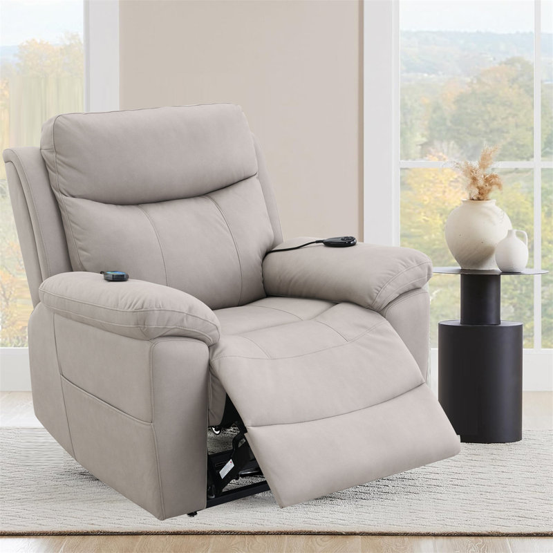 Fauteuil inclinable électrique Power Lift, Gris clair