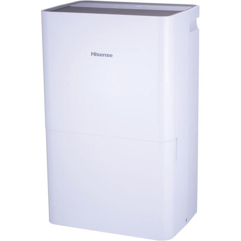 Hisense Energy Star 50-Pint Portable Dehumidifier with Auto-Shutoff and Timer