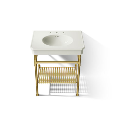 Claude by Studio McGee 30" Rectangular Console Table Bathroom Sink
