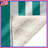 Teal Vertical Stripes Blankets-125166899