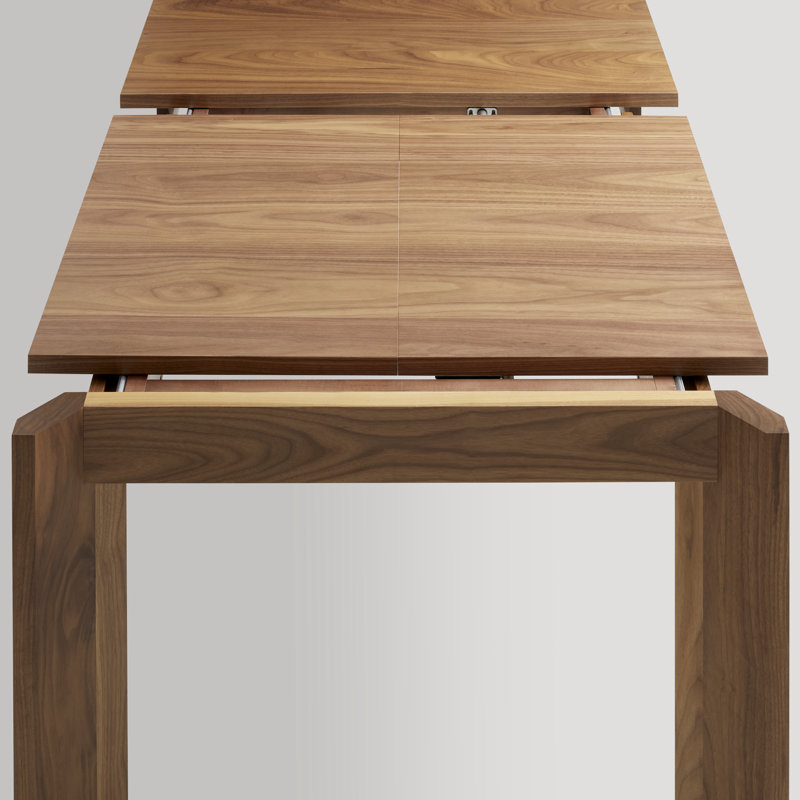 Moreover Solid Wood Dining Table, Walnut, 37" W x 84" L