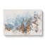 Misty Forest in Banff Canada Watercolour - Wrapped Canvas-56662128