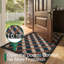 Tapis d'entrée, tapis d'entrée intérieur / extérieur absorbant et résistant à la boue-588629387