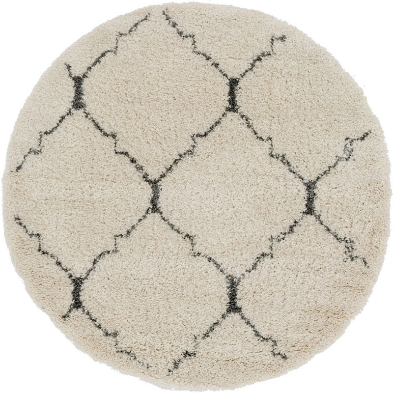 Walsenburg Oriental Indoor Rug, Round 8'