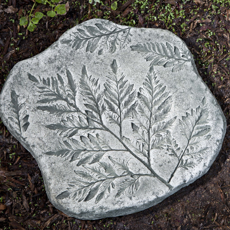 Fossil Fern Stepping Stone, Alpine Stone
