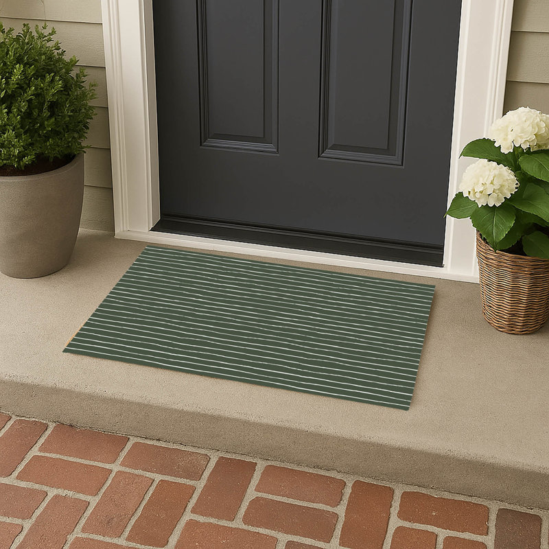 Paillasson d'extérieur Smooth Lay, Chimichurri, vert, L 34 po x L 21 po