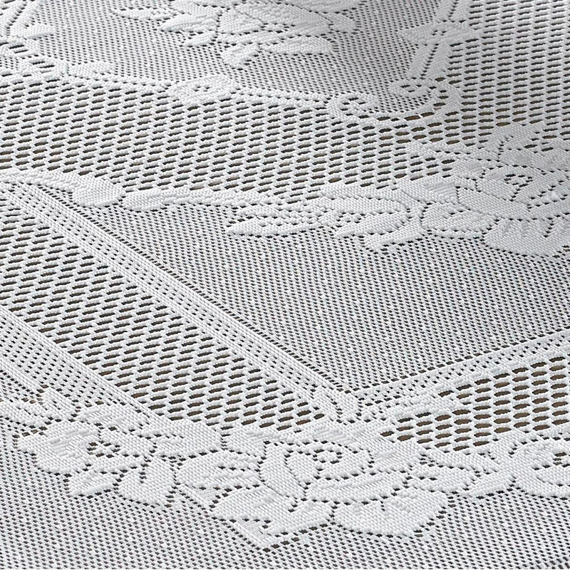Mizpah Tablecloth, White, 182cm W x 182cm L