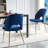 17.71'' H Velvet Upholstered Side Chair-692665374