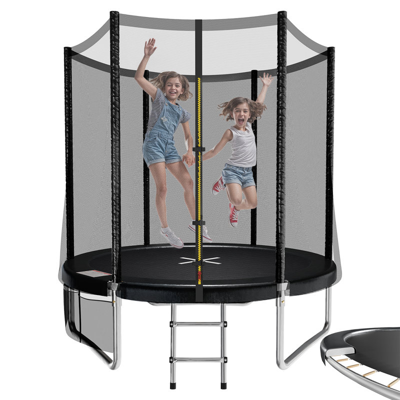 Maxway Furniture 195cm Hexagon Backyard Trampoline with Safety Enclosure