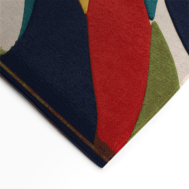 Snappy Wiggle Indoor And Outdoor Area Rug, Rectangle 5' x 7'