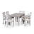 6 - Person Patio Dining Set with Rectangular Table