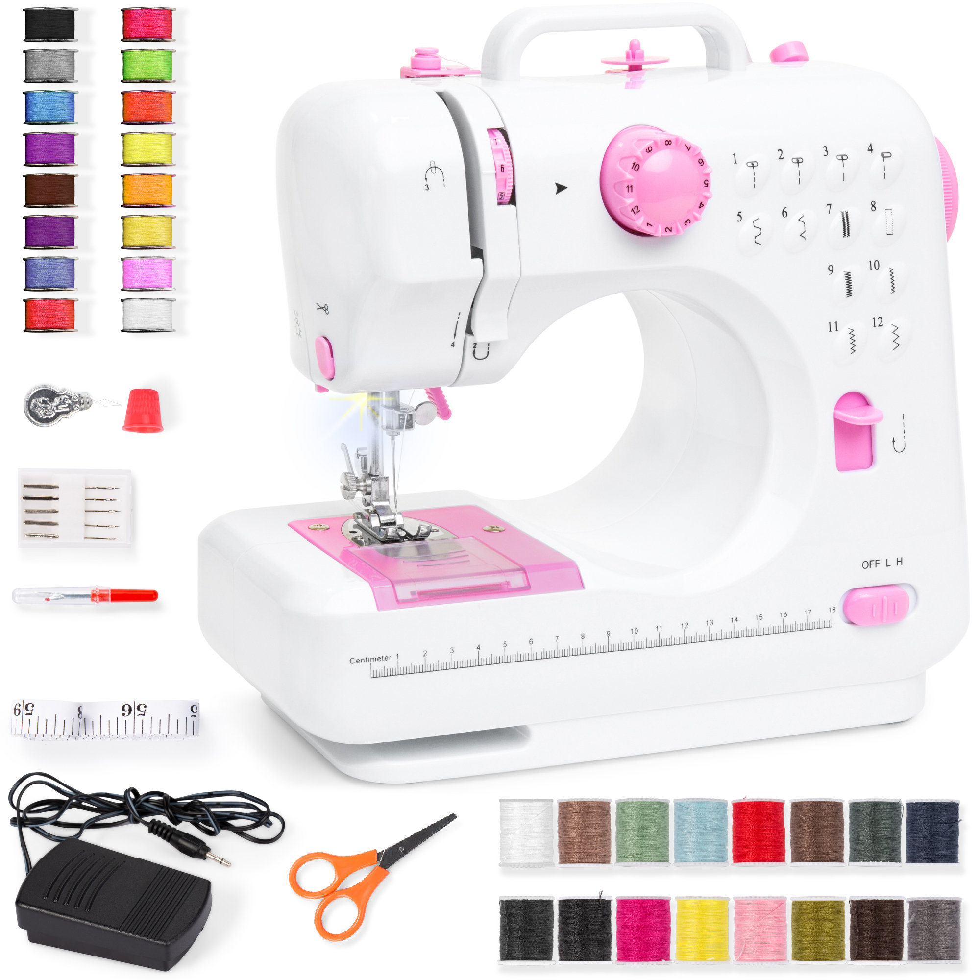 Best Choice Products 6V Portable Sewing Machine & Reviews Wayfair