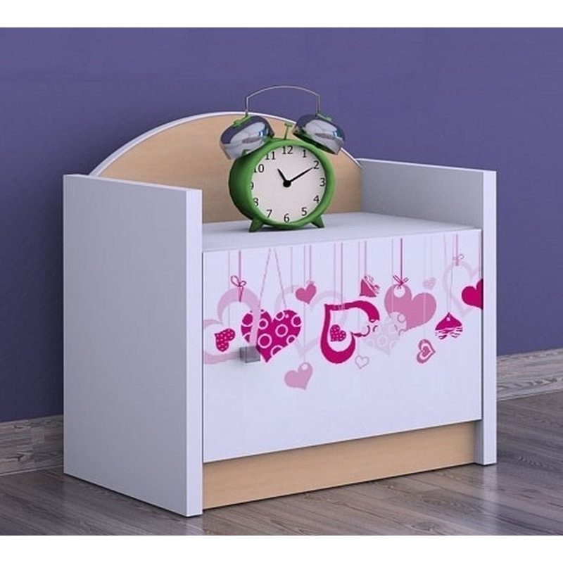 Andrea Nightstand, Beige