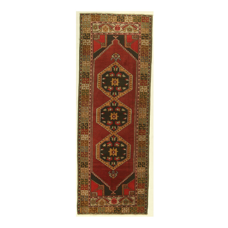 Handmade Cotton and Wool Oriental Area Rug
