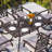 Carli Aluminum 63.6" Long Dining Table
