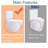Glossy White Toilet With Powerful Flush And Easy Installation Elongated High-Performance Construction-124321993