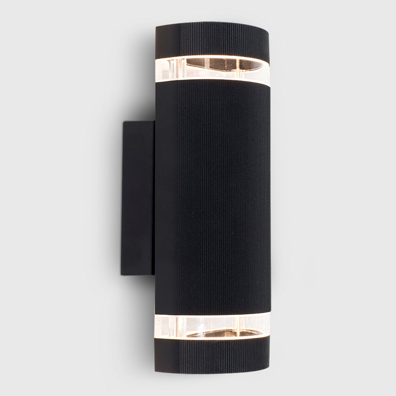 Rosedale Black 4 - Bulb Outdoor Armed Sconce, LED Bulbs
