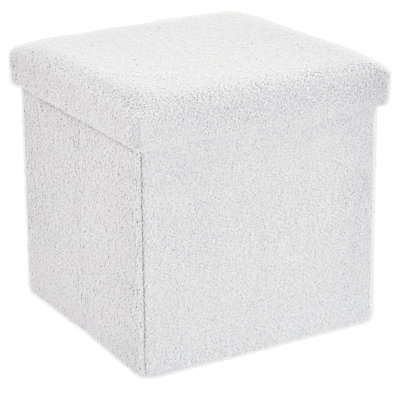 38 FOLDABLE BOUCLE STORAGE BOX