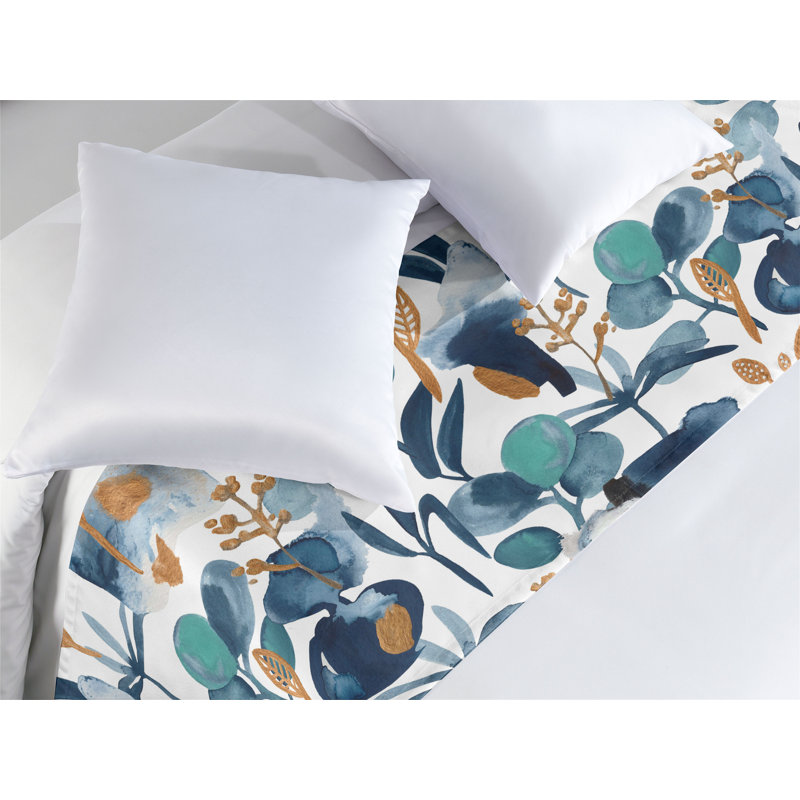 Foulard de lit Ambesonne Botanical, Très grand lit