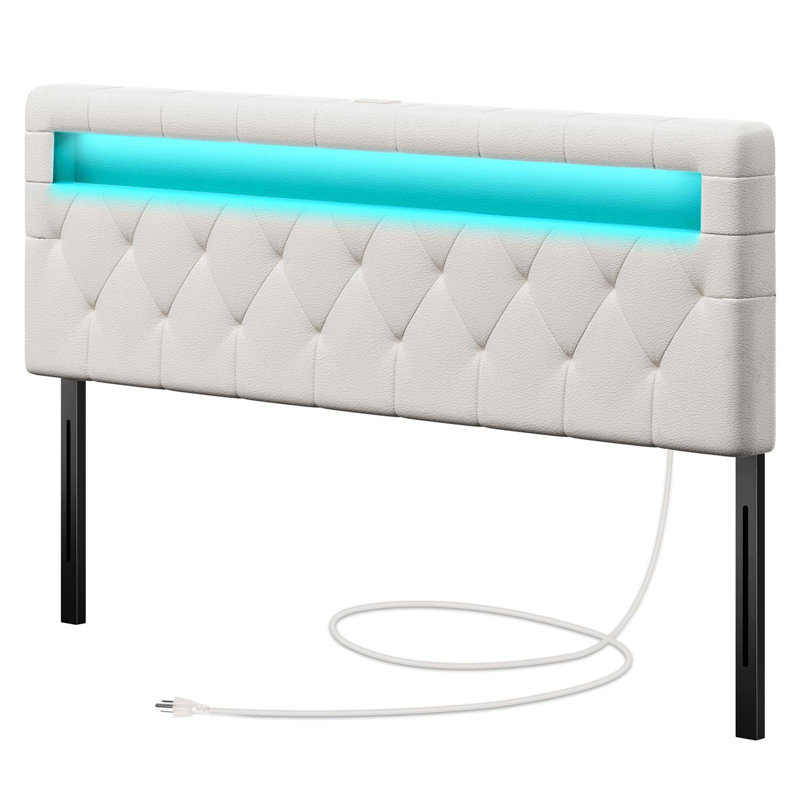 Headboard for Queen Size Bed, White