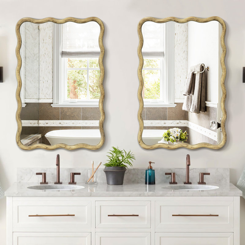 Miroir Chepachet, 30 po x 20 po, Brossé