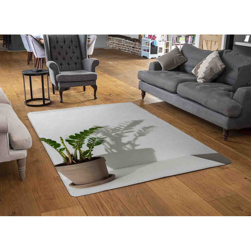 Moscote Floral Area Rug, Rectangle 60 x 110cm 