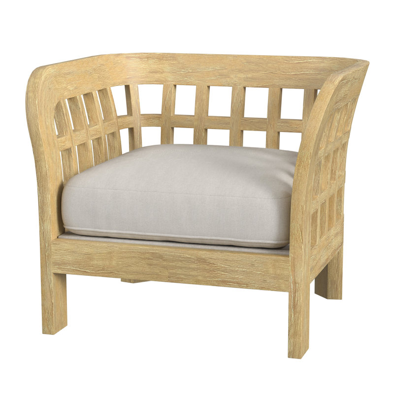 Sage Teak Patio Chair with Cushions