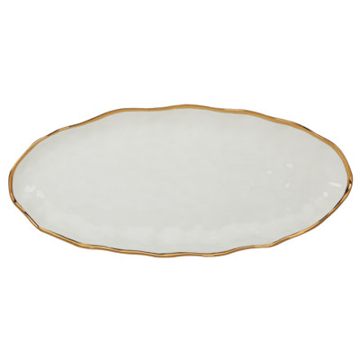 Regency Gold Oval Fish Platter