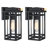12" Black Dusk to Dawn & Motion Sensor Outdoor Wall Lantern