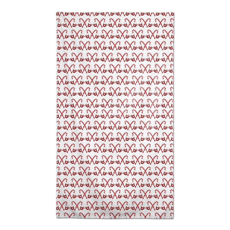 Candy Cane Hot Chocolate Tablecloth