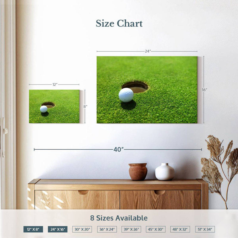 Sireci Golf Missed Shot, 16" H x 24" W